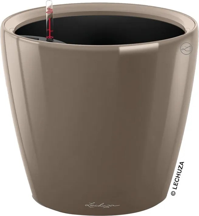 Vaso autoirrigante Classico Premium LECHUZA in polipropilene tortora H 47 x ø 50 cm
