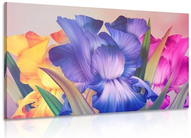 Quadro su tela – Fantasia floreale