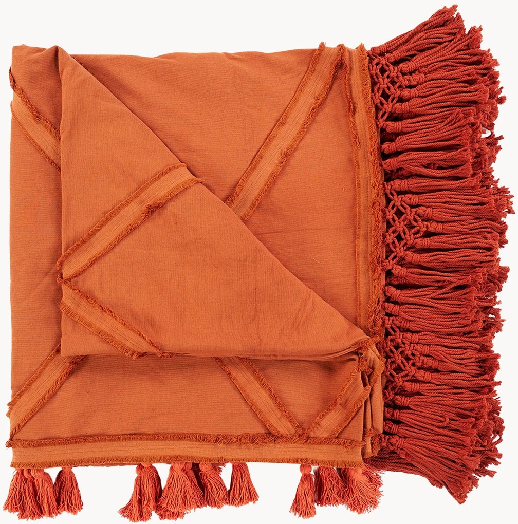 Coperta in cotone fatta a mano Berber