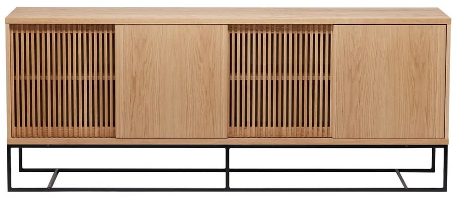 Cassettiera bassa in rovere naturale 188x75 cm Ende - Woodman