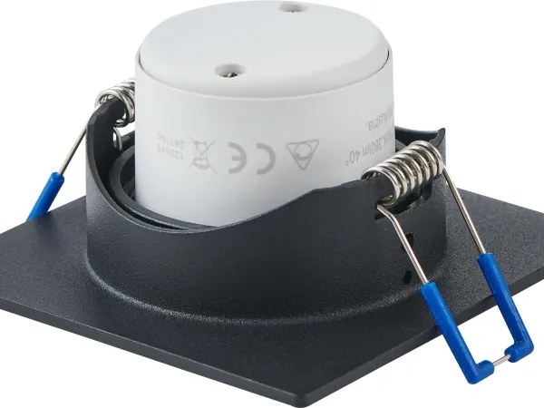 Eglo 902284-SET 3x LED faretto da incasso per controsoffitto SALICETO LED/4,8W/230V 8,8x8,8cm nero