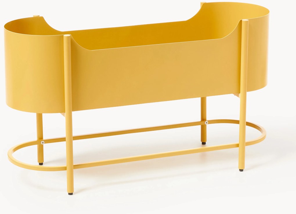 Fioriera in metallo Taru, alt. 45 cm