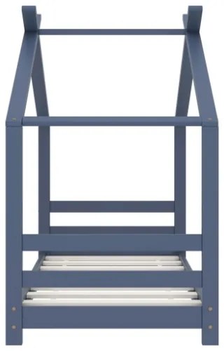 Giroletto per Bambini Grigio in Massello di Pino 70x140 cm