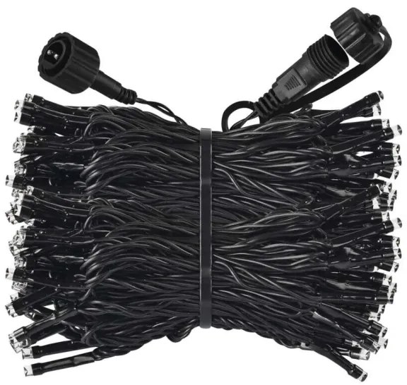 LED Catena luminosa per esterni 100xLED/10m IP44 bianco freddo