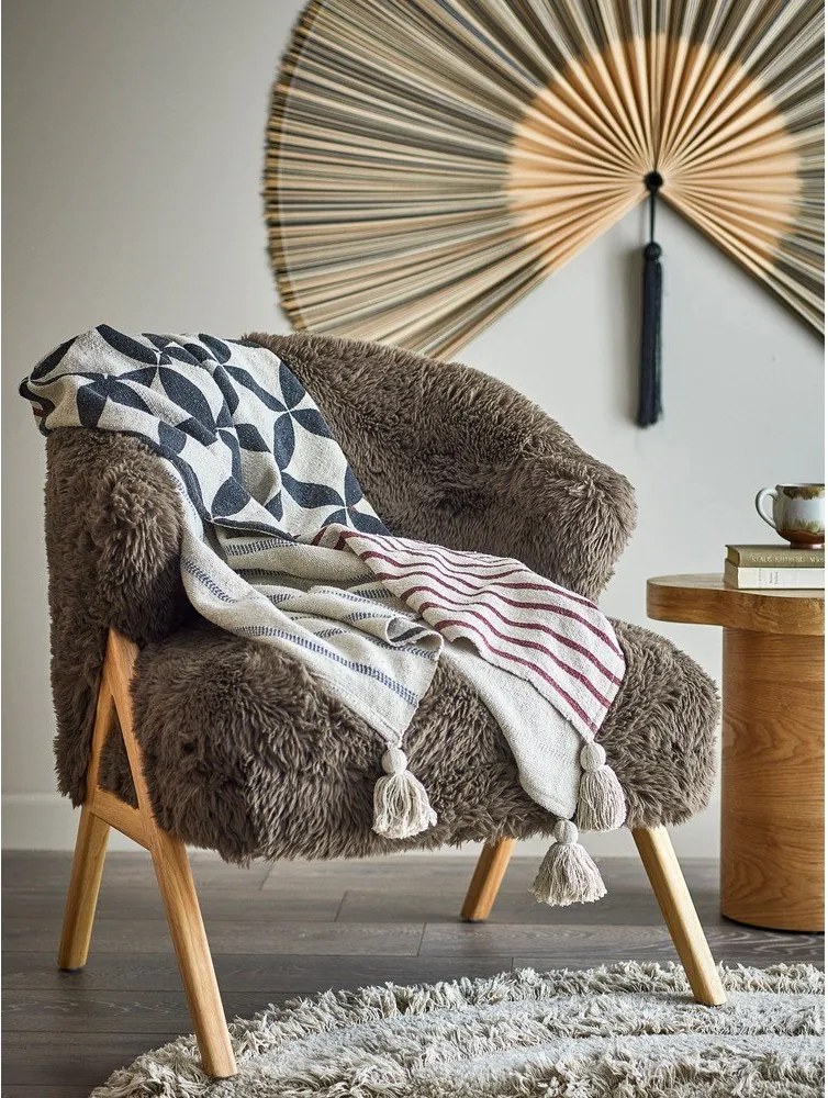 Coperta in misto cotone 130x155 cm Forma – Bloomingville