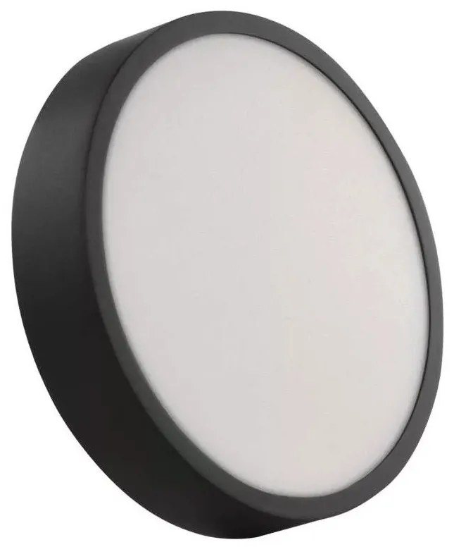 Plafoniera LED LED/21W/230V 3000/3500/4000K d. 22,5 cm nero