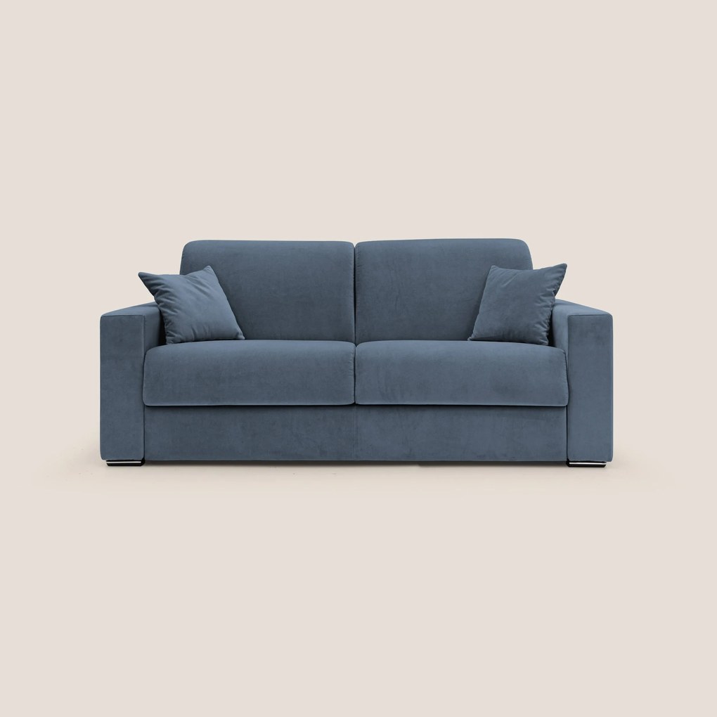 Venere Divano letto matrimoniale in velluto LUXURY impermeabile
