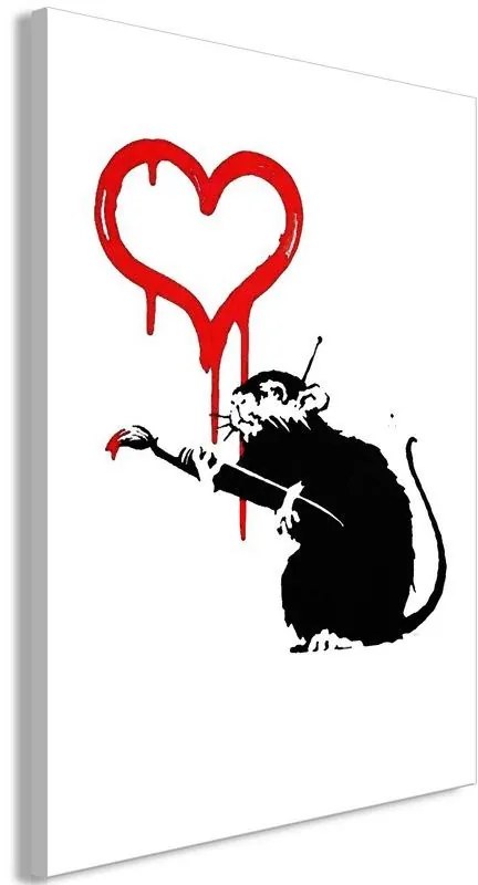 Quadro  Love Rat (1 Part) Vertical  Larghezza x Altezza Home decor 40x60