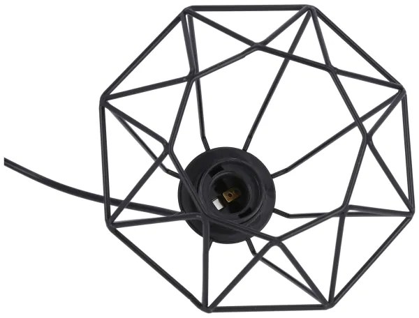 Lampadario a sospensione con filo PRIMO 1xE27/60W/230V ragno