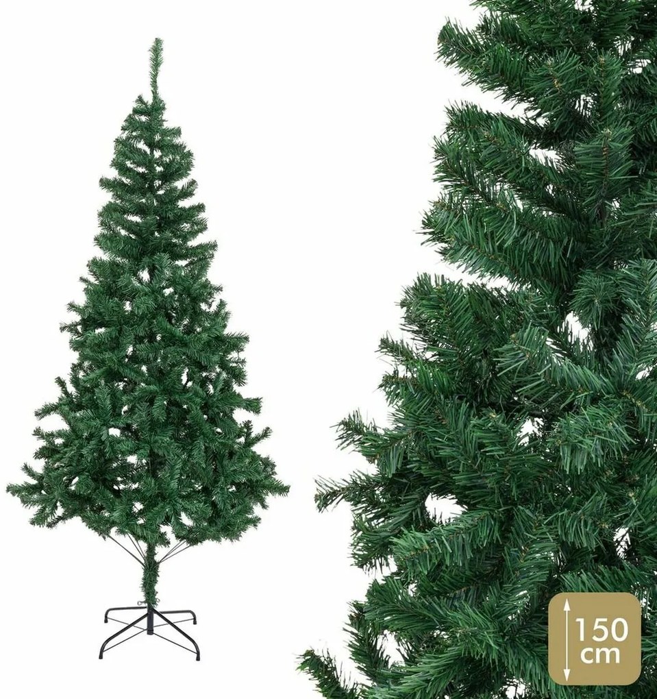 Albero di Natale Verde PVC 60 x 60 x 150 cm