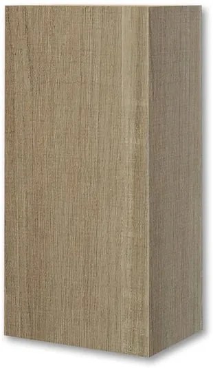 Pensile bagno Moon rovere in truciolare BADEN HAUS, 1 anta apertura da sinistra P 25 x L 35 x H 70 cm