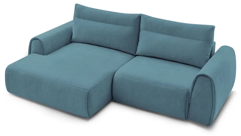 Divano angolare blu Aden – Bobochic Paris