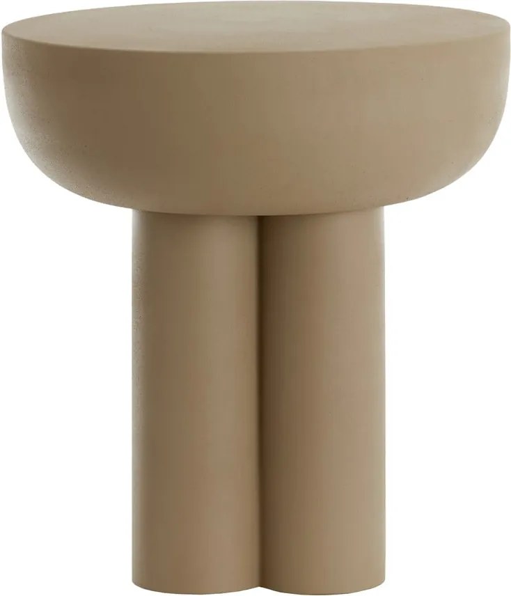 Tavolino rotondo in metallo ø 46 cm Mikola - Light &amp; Living