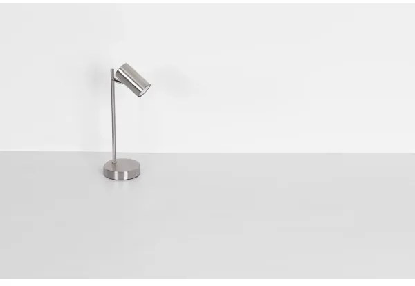 Globo 57910T - Lampada da tavolo ROBBY 1xGU10/5W/230V cromo opaco