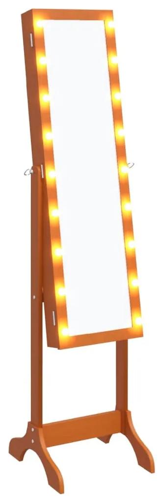 Specchio Autoportante con LED 34x37x146 cm