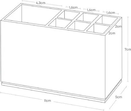 Portaspazzolino verticale nero in plastica Mist – YAMAZAKI