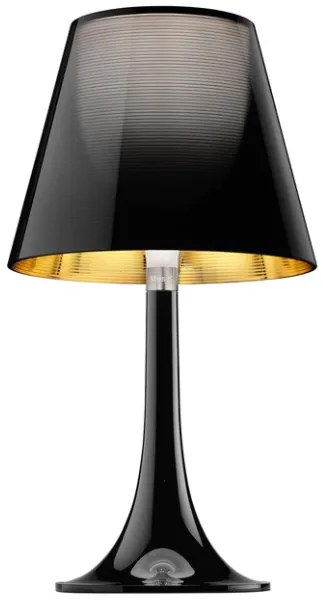 Flos Miss K Lampada da tavolo 43 cm a luce diffusa nero alluminato