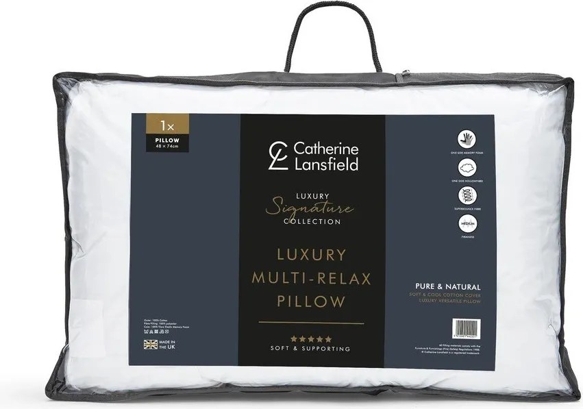 Cuscino con imbottitura in memory foam 48x74 cm Luxury Multi Relax – Catherine Lansfield