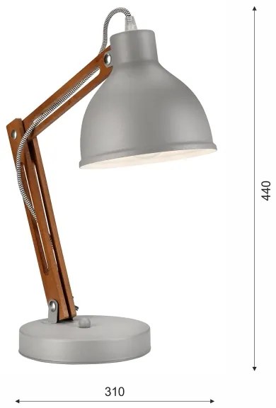 Lampada da tavolo MARCELLO 1xE27/60W/230V