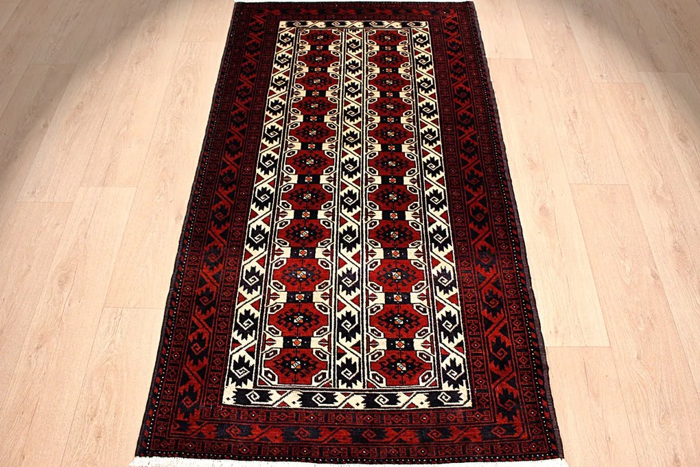 Beluch Tappeto 100x190 (Iran) Annodato A Mano