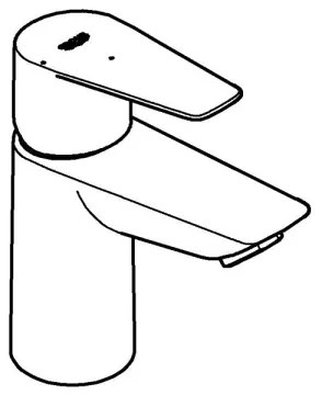 GROHE 23900001 - Miscelatore lavabo START EDGE, misura S, cromo lucido