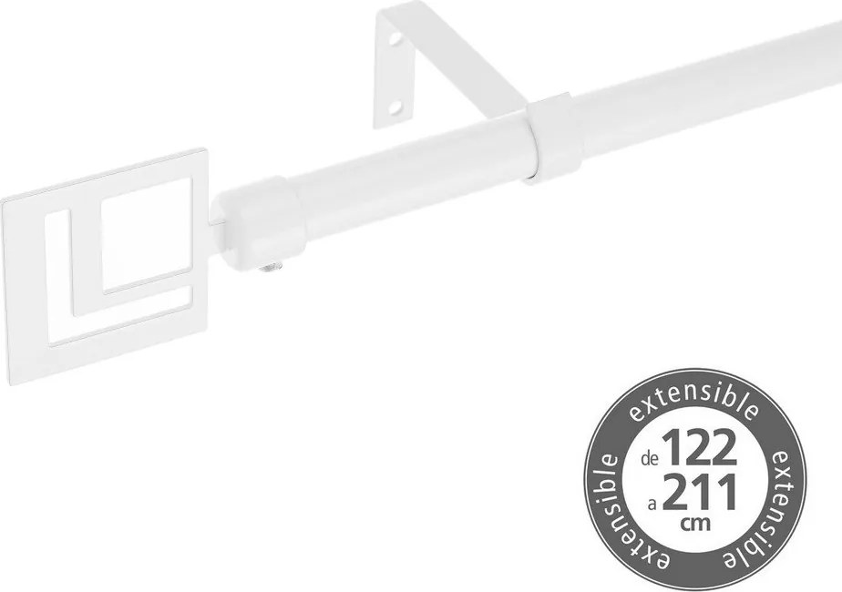 Mantovana estensibile in metallo 122 - 211 cm - Casa Selección