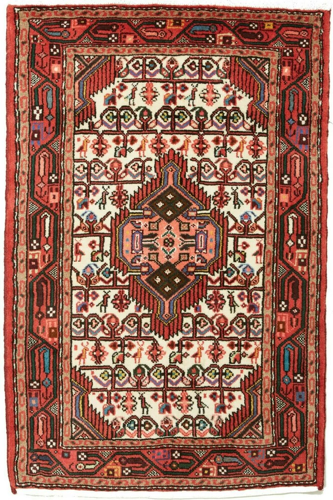 Hamedan Tappeto 120 x 80 (Iran) Annodato A Mano