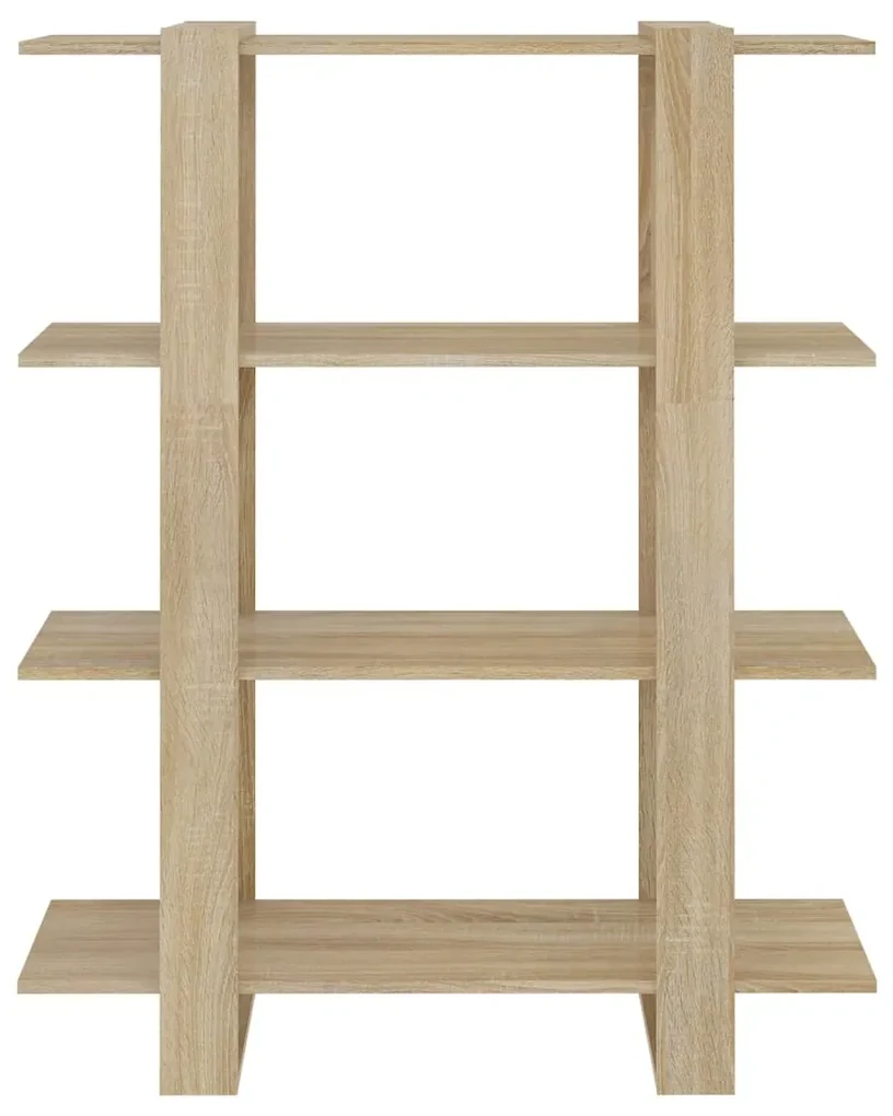 Libreria/divisorio rovere sonoma 100x30x123,5 cm