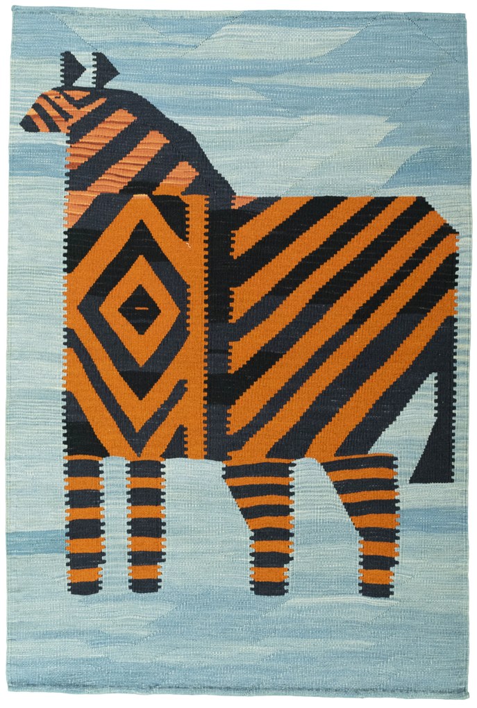 Kilim Tappeto 100x150 (Tacchino) Tessuto A Mano