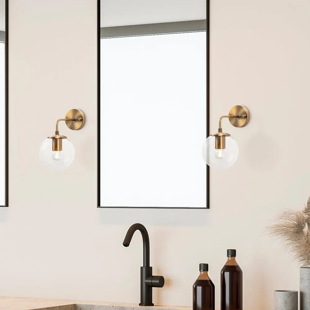 Lampada da parete color ottone ø 15 cm Viran – Opviq lights