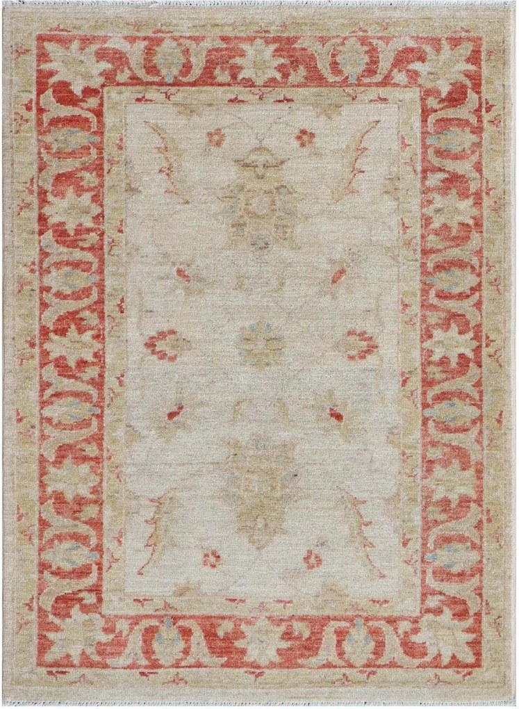 Ziegler Tappeto 80 x 110 Beige (Pakistan) Annodato A Mano