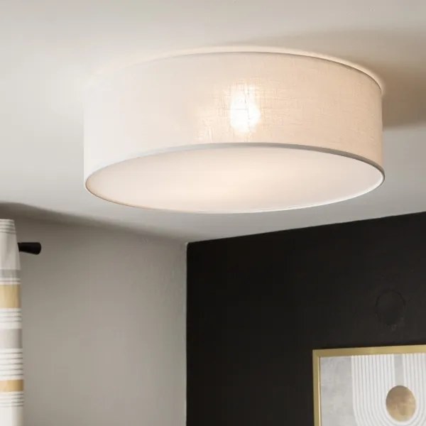 Plafoniera SIRJA 2xE27/60W/230V d. 45 cm bianco