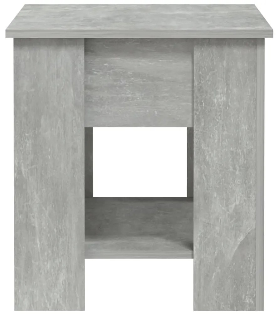 Tavolino salotto grigio cemento 101x49x52 cm legno multistrato