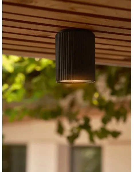 Nordlux - Plafoniera da esterno KYKLOP 1xGU10/15W/230V IP54 nero