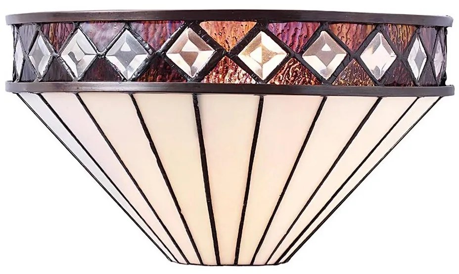 Endon 64149 - Applique Tiffany FARGO 1xE14/40W/230V