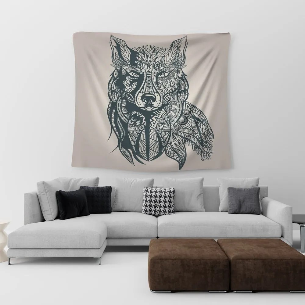 Arazzo 200x140 cm Wolf - Wallity