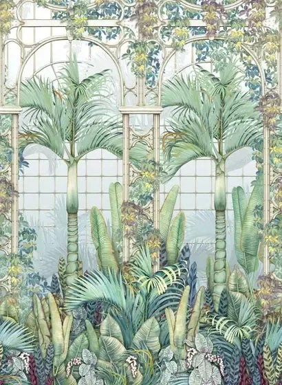 Osborne & Little Carta da parati Palm House - Sky
