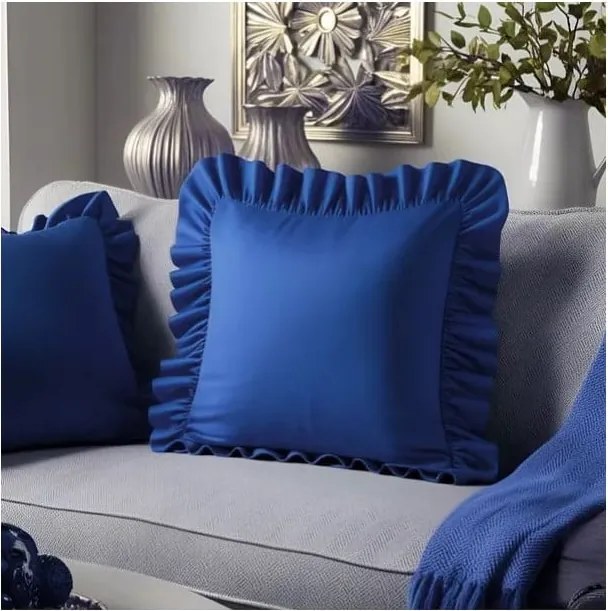 Federa decorativa in misto cotone 40x40 cm Ruffled – Mila Home