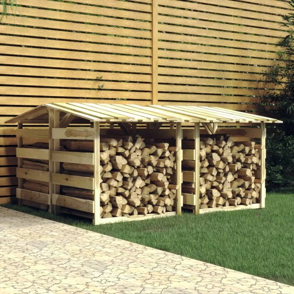 Pergole Con Tetto 4 Pz 100x90x100 Cm Legno Di Pino Impregnato /