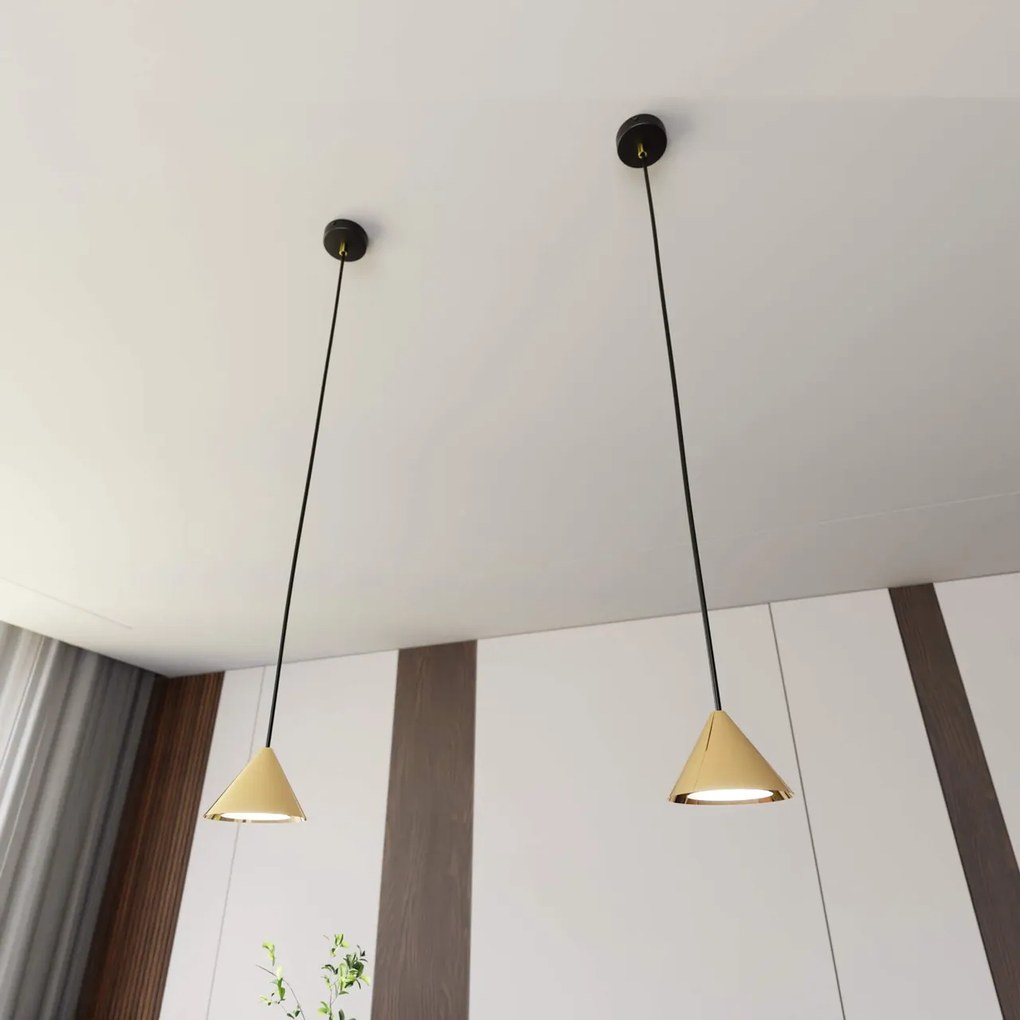 Lampadario ELIT 1 GOLD o BLACK - Base GX53