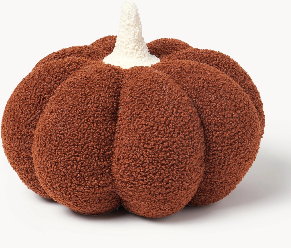 Cuscino in teddy a forma di zucca Aluma