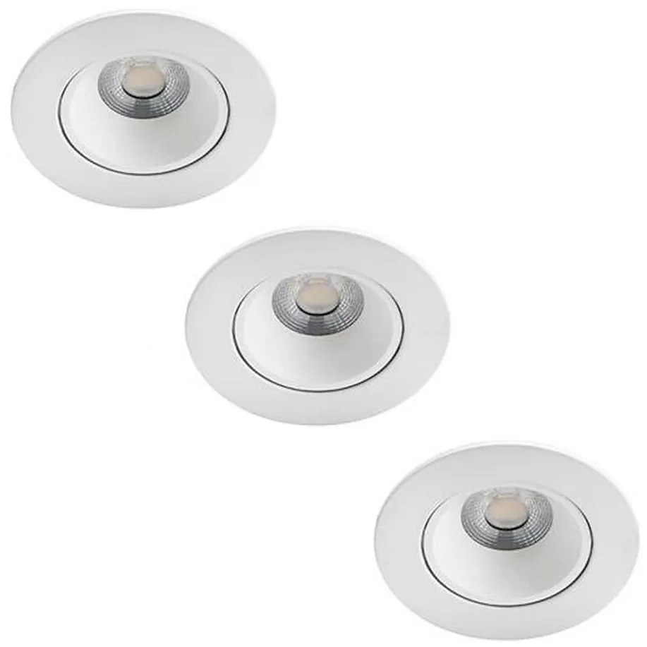 Philips - SET 3x LED Lampada da bagno dimmerabile ABROS LED/9W/230V IP44