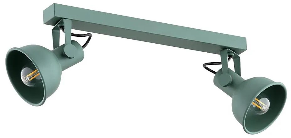 Argon 7174 - Faretto LENORA 2xE14/7W/230V verde