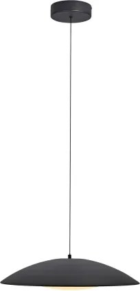 Schöner Wohnen 14607-18-LED dimmerabile lampadario a sospensione su cavo LENTE LED/23W/230V pr.50cm nero