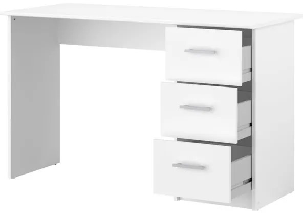 Scrivania Infinity  L 121 x H 74 x P 55 cm bianco