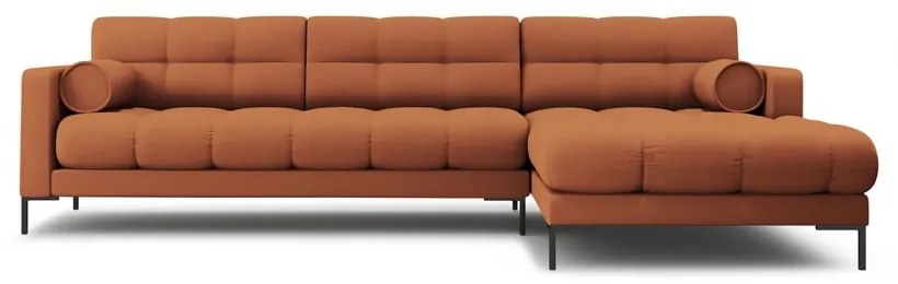 Divano angolare color mattone (angolo destro) Bali - Cosmopolitan Design