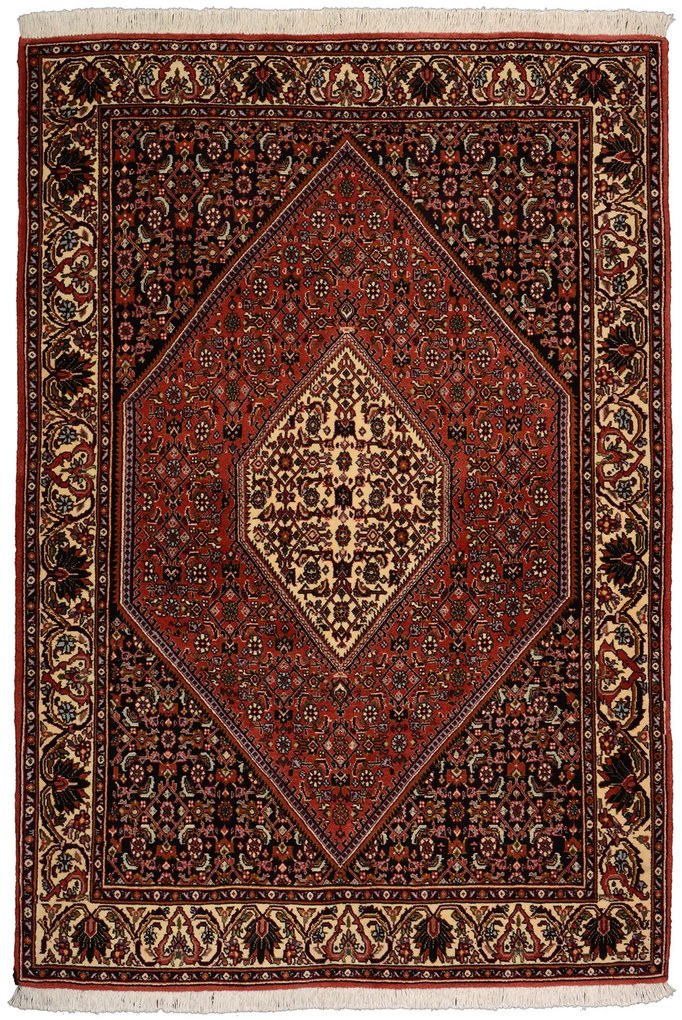 Bidjar Tappeto persiano 160 x 120 Rosso (Iran) Annodato A Mano