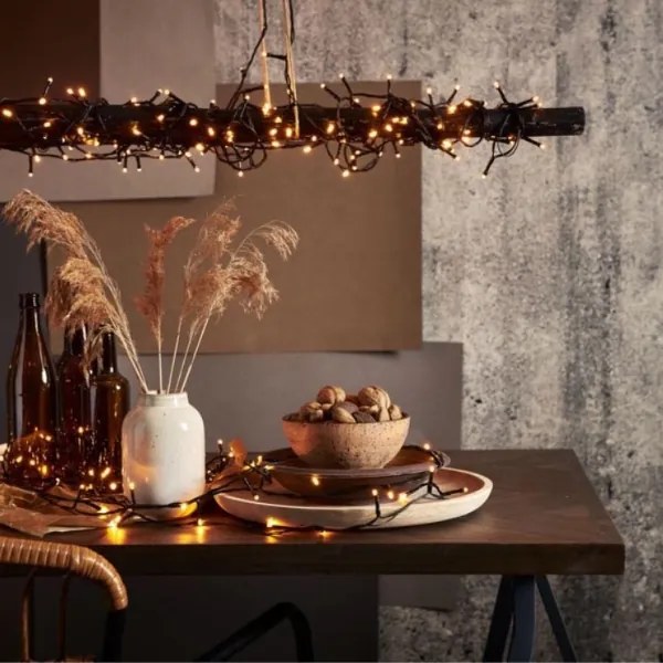 Eglo 410815 - Catena natalizia LED da esterno GOLDEN 800xLED 21m IP44 bianco caldo