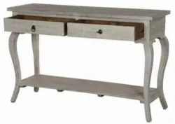 Consolle DKD Home Decor Bianco Multicolore Legno Legno di mango 115 x 38 x 76 cm