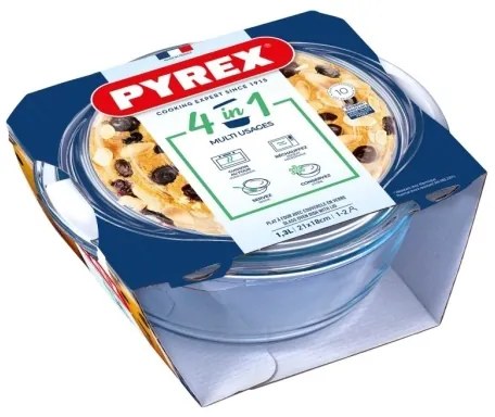 Pirofila da forno con coperchio PYREX 1,3 l